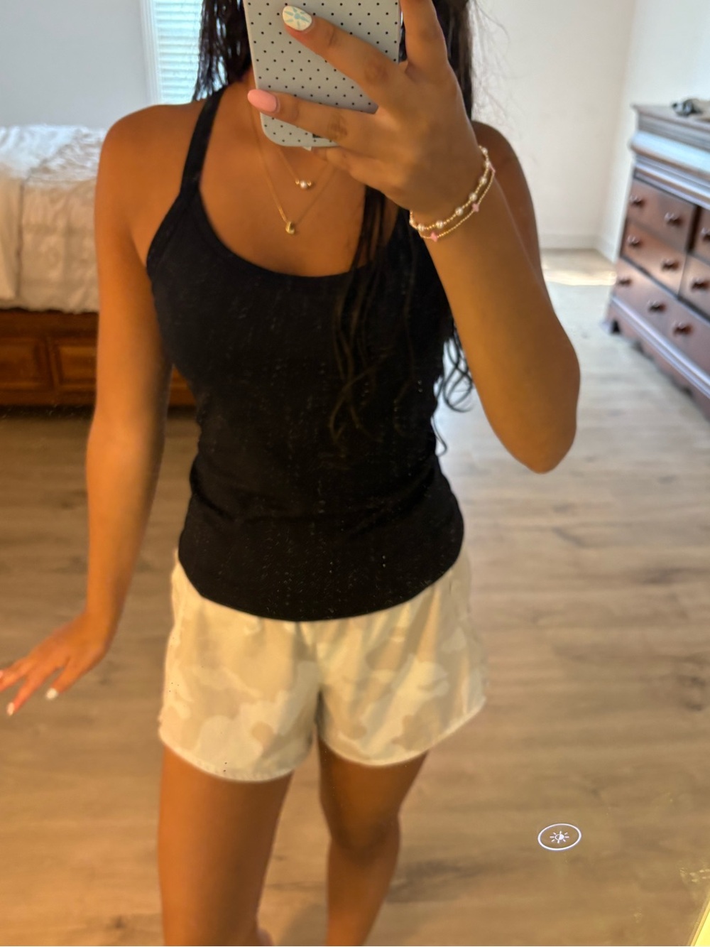 Old Navy White Camo Athletic Shorts